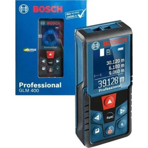 Bosch Pro GLM 400 Laser Range Finder Digital Distance Measurer 40 meters ±1.5 mm